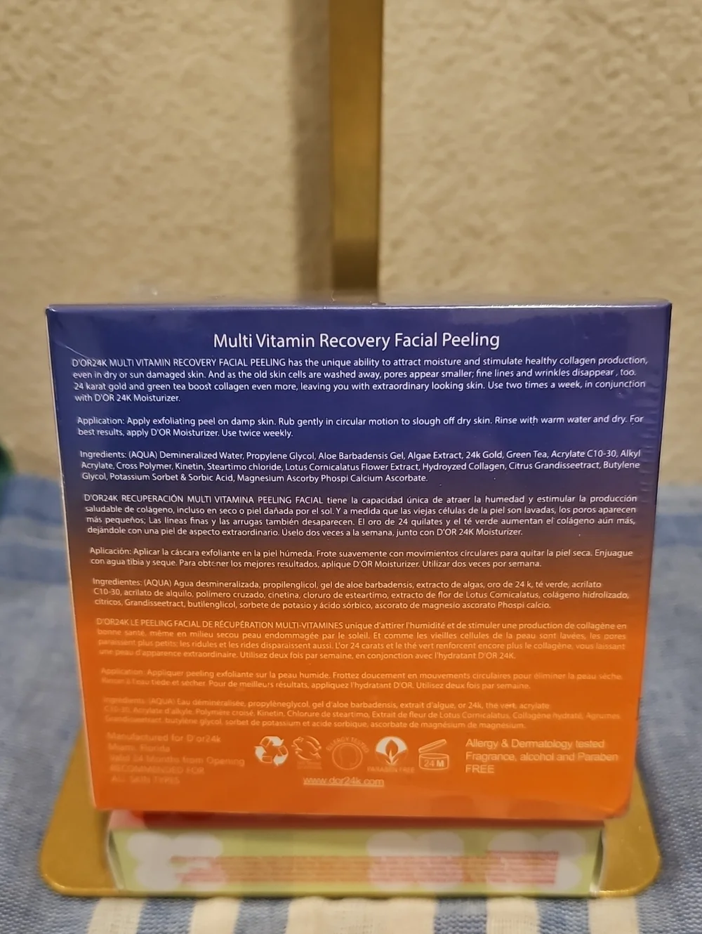 D'OR24K Multi Vitamin Recovery Facial Peeling